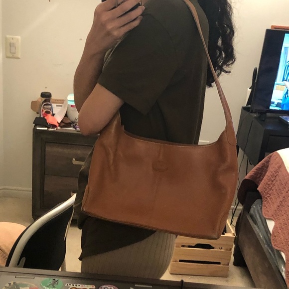 Danier Brown Leather Purse - Picture 2 of 15